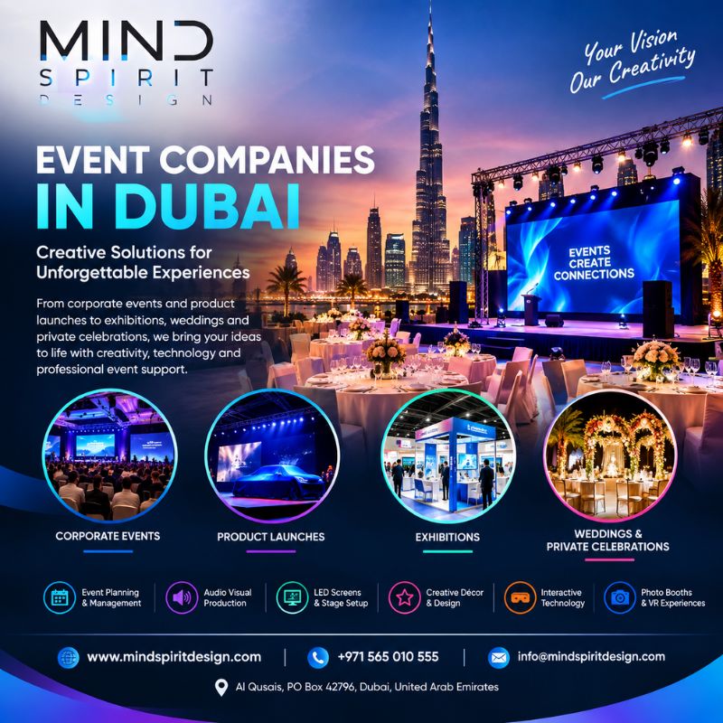 Creative Event Companies in Dubai for Corporate and Private Events